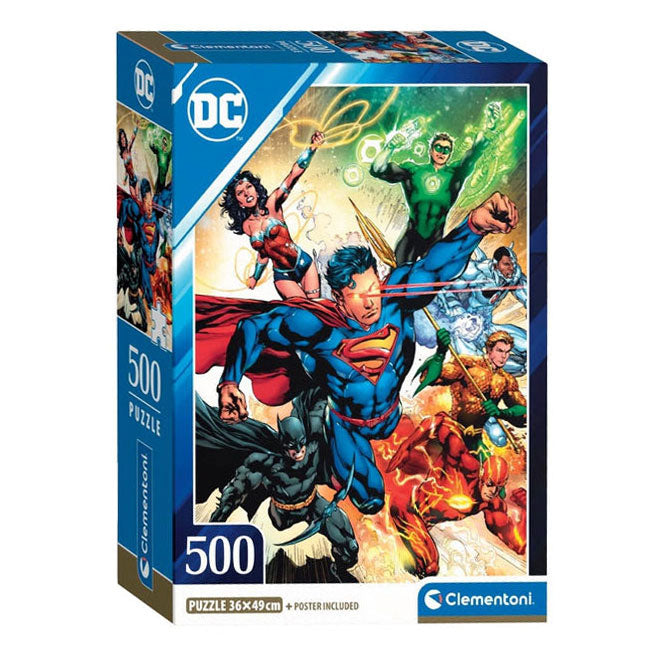 Load image into Gallery viewer, Clementoni legpuzzel dc comics justice league, 500st.
