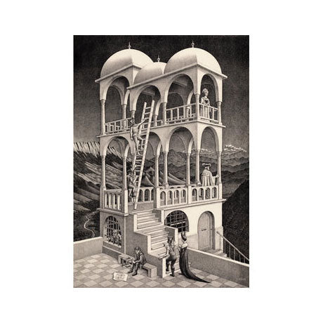 Load image into Gallery viewer, Clementoni legpuzzel m. c. escher belverdere, 1000st.
