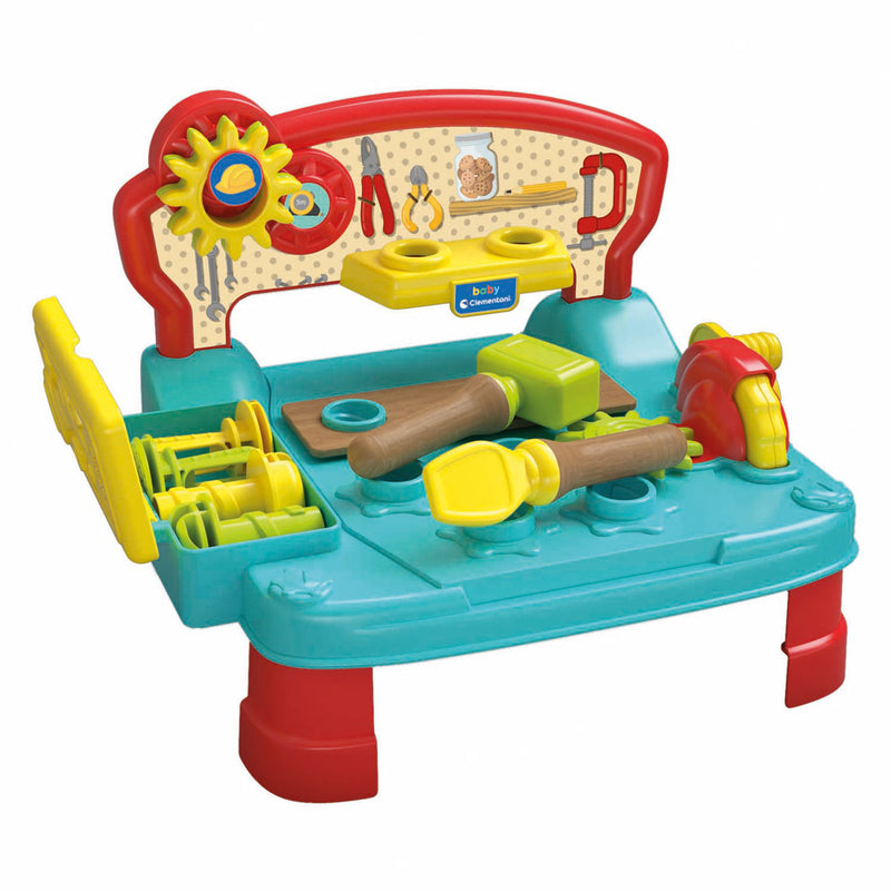 Load image into Gallery viewer, Clementoni baby - montessori werkbank met houten elementen
