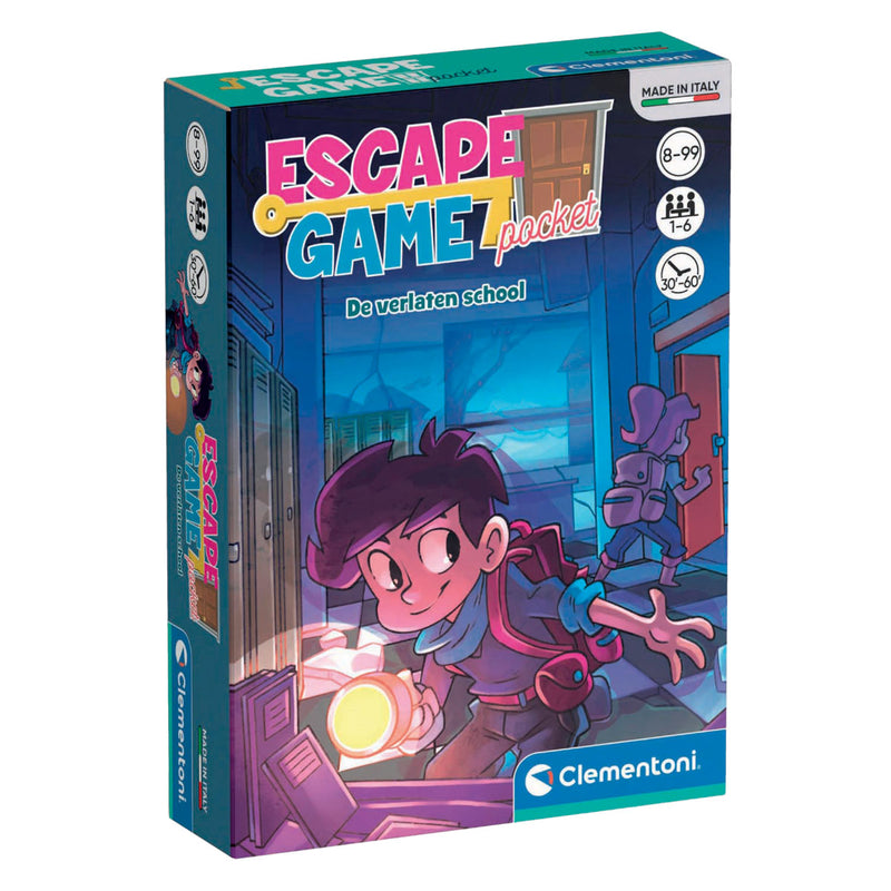 Load image into Gallery viewer, Clementoni pocket escape spel - de verlaten school
