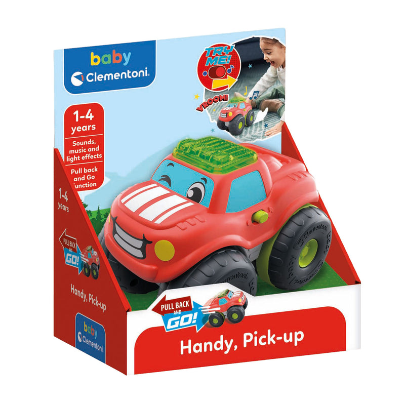 Load image into Gallery viewer, Clementoni baby pull back pick-up auto met geluid
