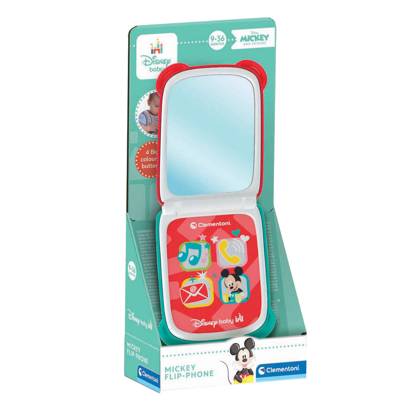 Load image into Gallery viewer, Clementoni baby disney mickey mouse telefoon inklapbaar
