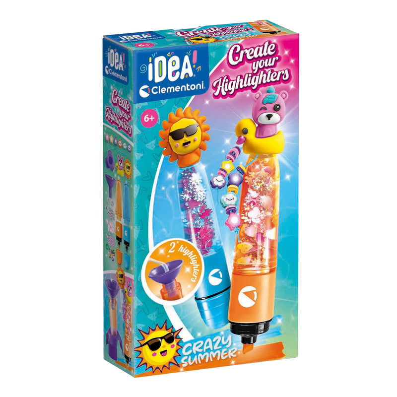 Load image into Gallery viewer, Clementoni idea maak je eigen markeerstiften - crazy summer
