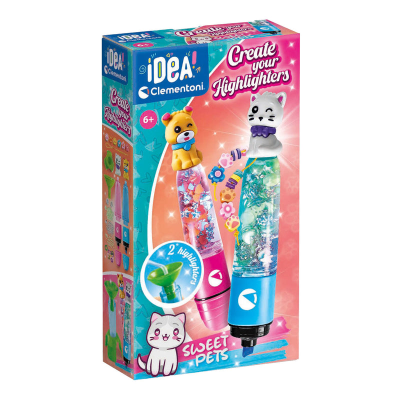 Load image into Gallery viewer, Clementoni idea maak je eigen markeerstiften - sweet pets
