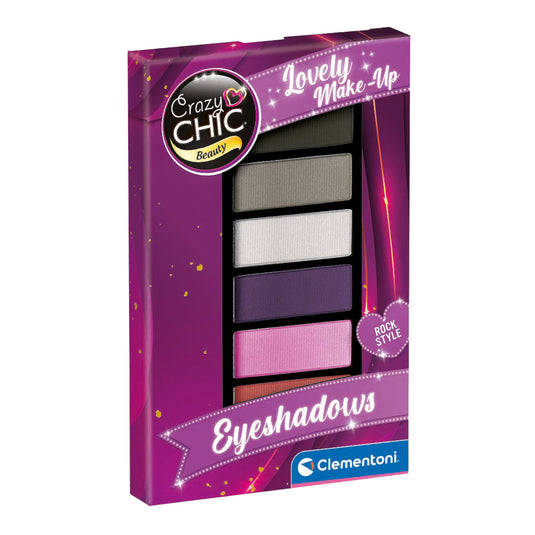 Clementoni crazy chic oogschaduw rock style, 8dlg.