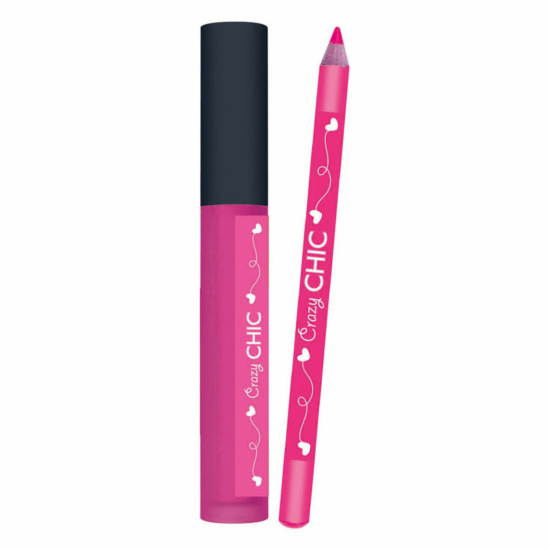 Load image into Gallery viewer, Clementoni crazy chic lipgloss en lipliner aardbei
