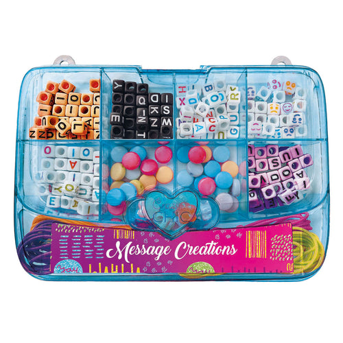 Clementoni crazy chic sieraden maken kralenset in opbergbox blauw