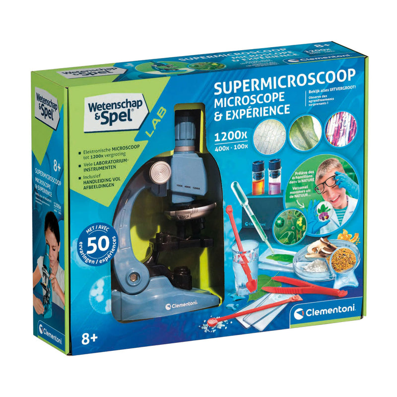 Load image into Gallery viewer, Clementoni wetenschap en spel - super microscoop

