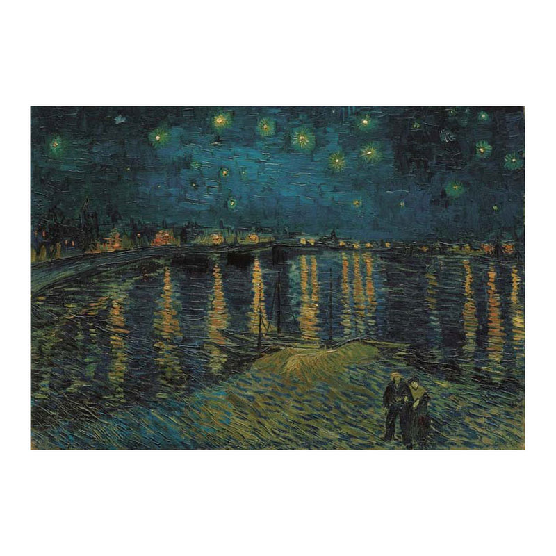 Load image into Gallery viewer, Clementoni legpuzzel kunstwerken sterrennacht boven de rhône, 1000st.
