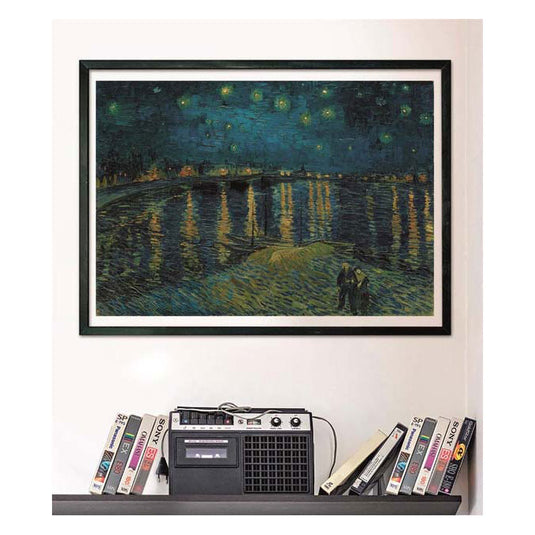 Clementoni legpuzzel kunstwerken sterrennacht boven de rhône, 1000st.