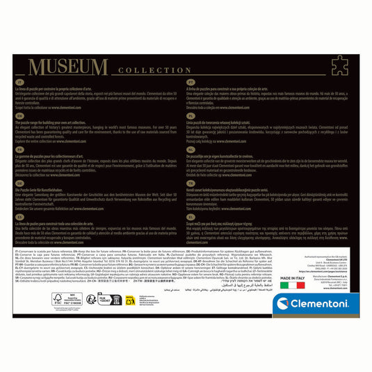 Clementoni legpuzzel kunstwerken de slaapkamer , 1000st.