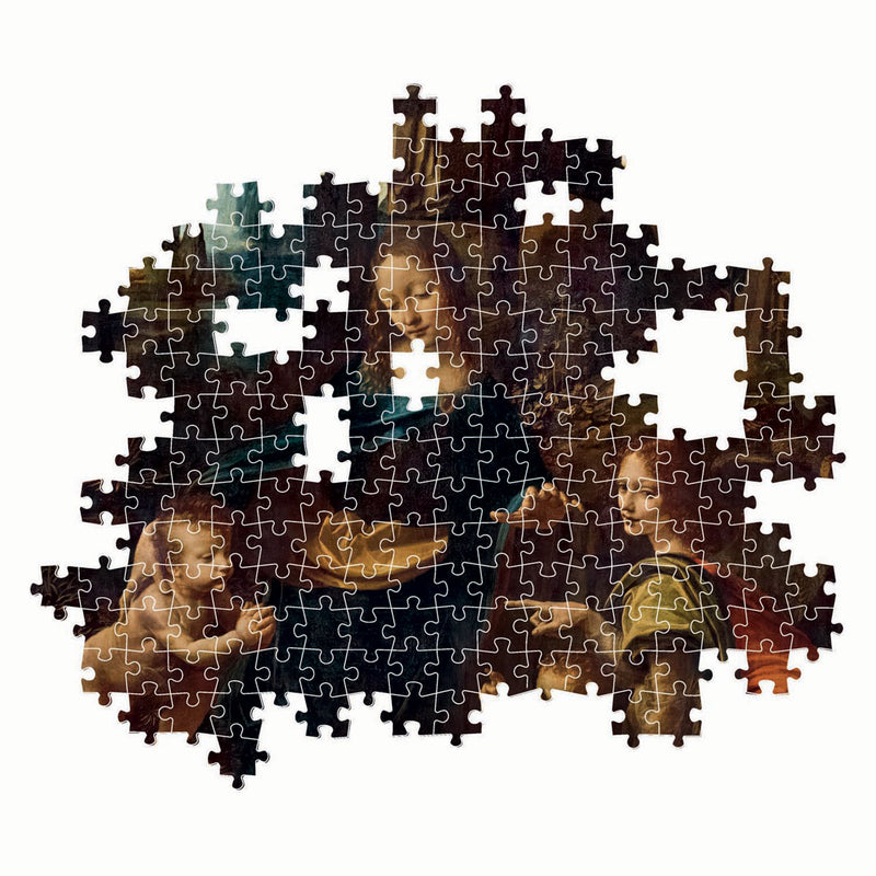 Load image into Gallery viewer, Clementoni legpuzzel kunstwerken madonna in de grot, 1000st.
