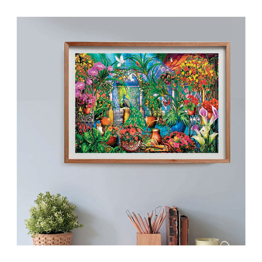 Clementoni legpuzzel kunstwerken the greenhouse caretakers, 500st.