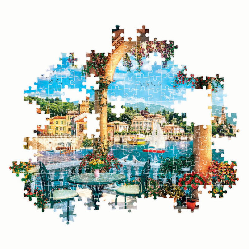 Load image into Gallery viewer, Clementoni legpuzzel kunstwerken uitzicht op het comomeer, 1000st.
