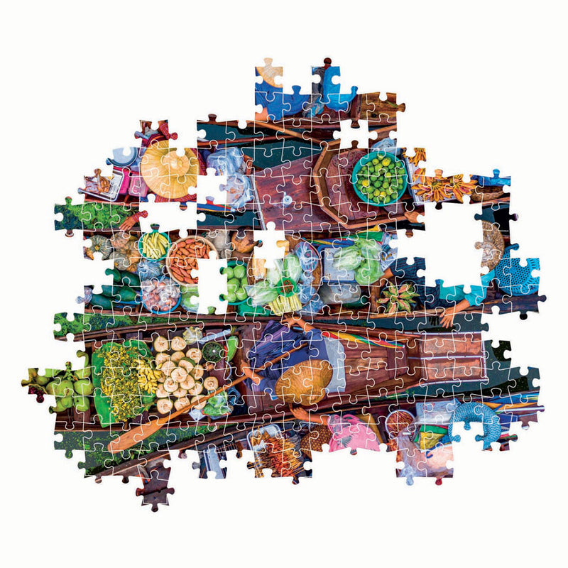 Load image into Gallery viewer, Clementoni puzzel drijvende thaise markt, 1000st.
