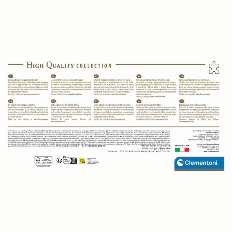 Load image into Gallery viewer, Clementoni panoramapuzzel schommelen bij de oceaan, 1000st.
