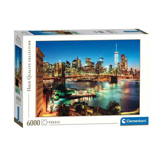 Load image into Gallery viewer, Clementoni puzzel brooklyn bridge lights, 6000st.
