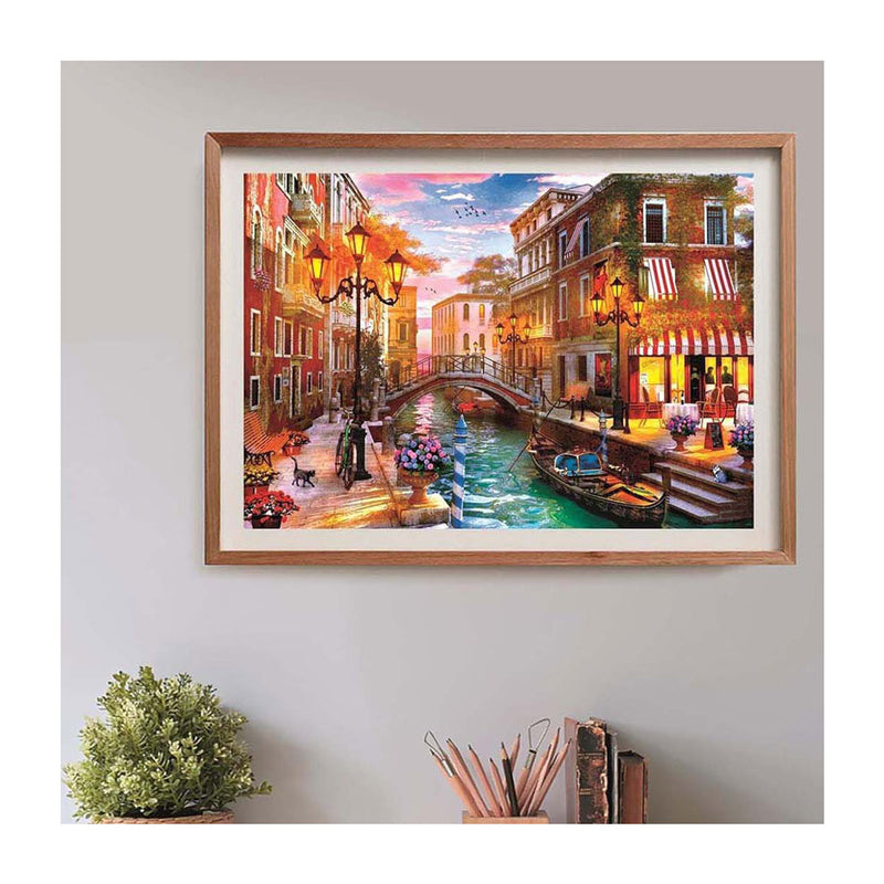Load image into Gallery viewer, Clementoni - puzzel - 500 stukjes - zonsondergang over venetiã« - puzzel voor volwassenen - high quality collection
