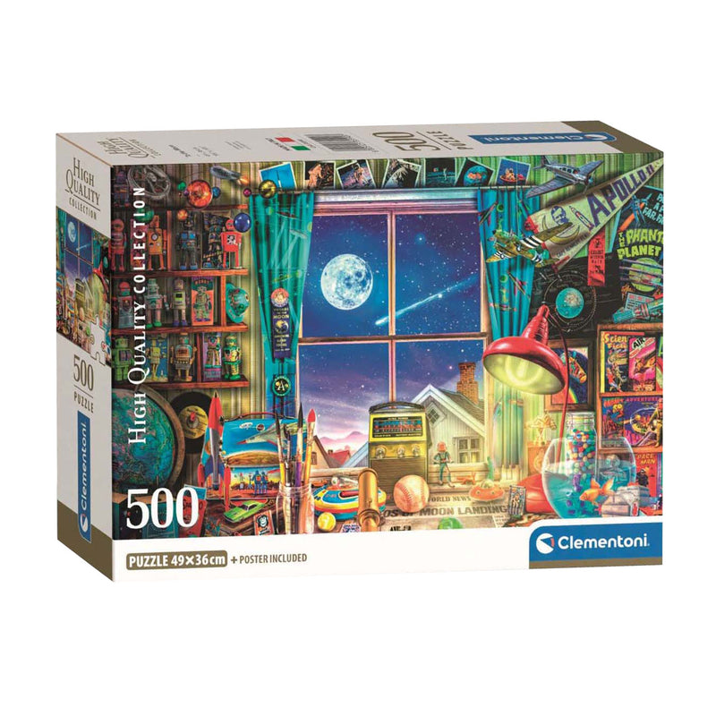 Load image into Gallery viewer, Clementoni legpuzzel to the moon, 500st.
