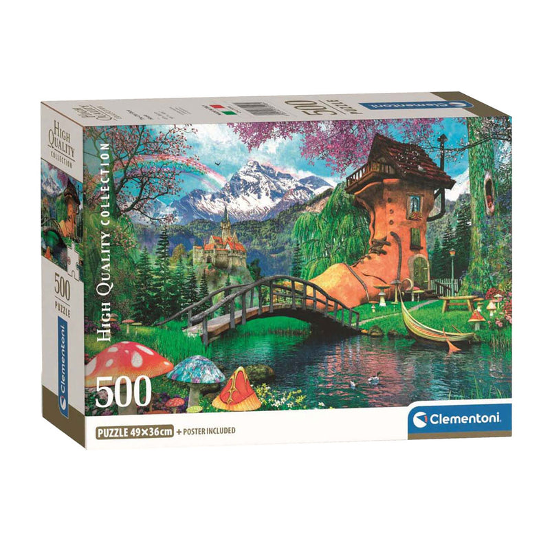 Load image into Gallery viewer, Clementoni legpuzzel the old shoe house, 500st.
