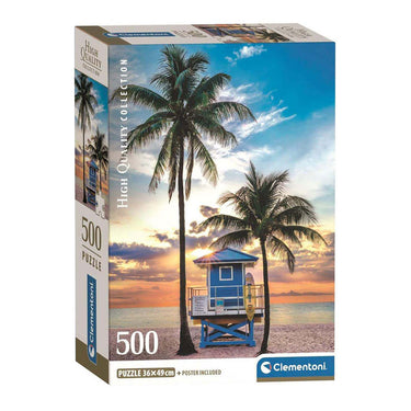 Clementoni legpuzzel miami beach florida, 500st.