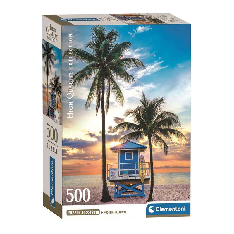 Load image into Gallery viewer, Clementoni legpuzzel miami beach florida, 500st.
