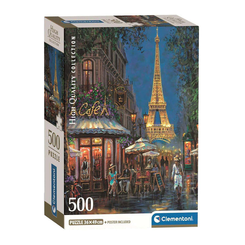 Load image into Gallery viewer, Clementoni legpuzzel night at the eiffel café, 500st.
