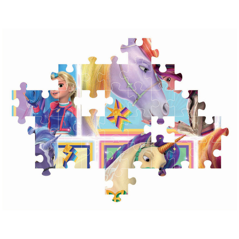 Load image into Gallery viewer, Clementoni puzzel unicorn academy - 6 portretten, 104dlg.
