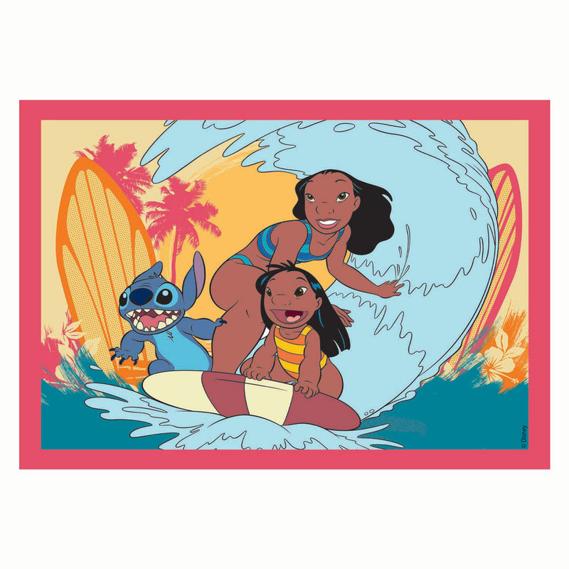 Load image into Gallery viewer, Clementoni super color legpuzzel 4in1 stitch
