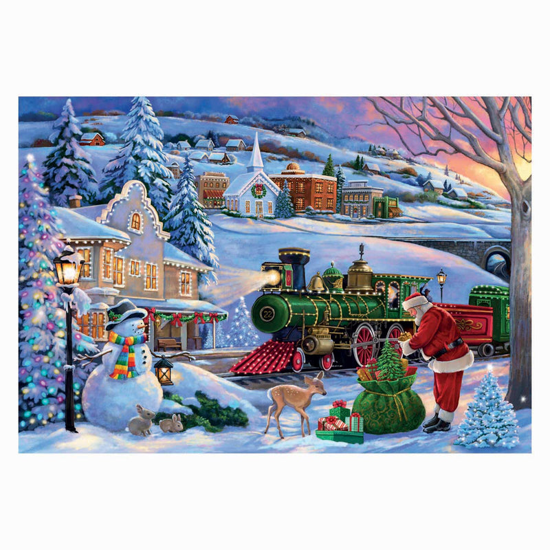 Load image into Gallery viewer, Clementoni legpuzzel kersttrein - 500st.
