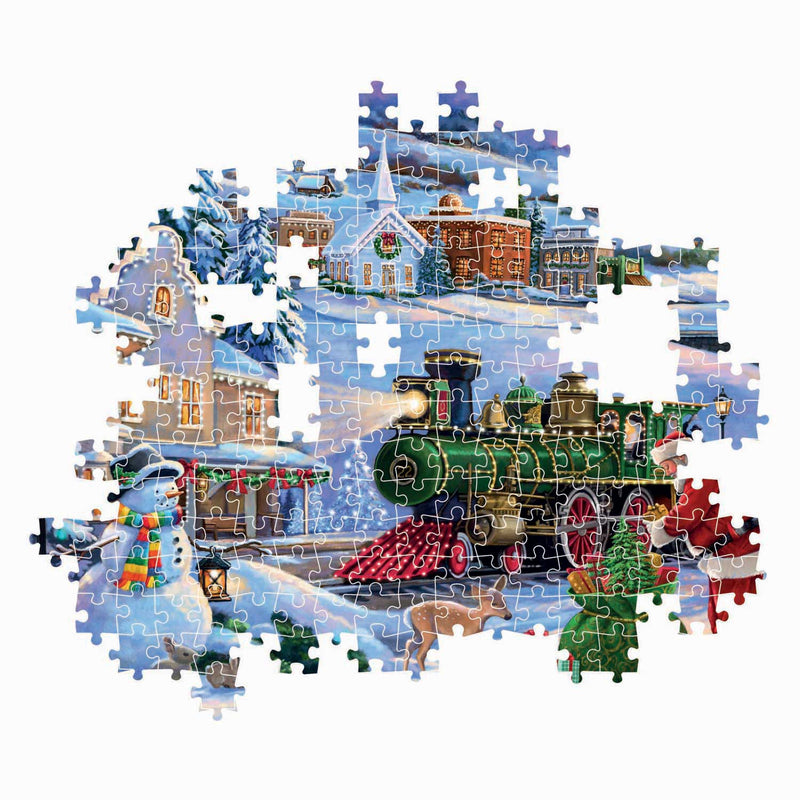 Load image into Gallery viewer, Clementoni legpuzzel kersttrein - 500st.
