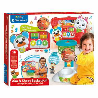 Clementoni baby richt en schiet basketbal