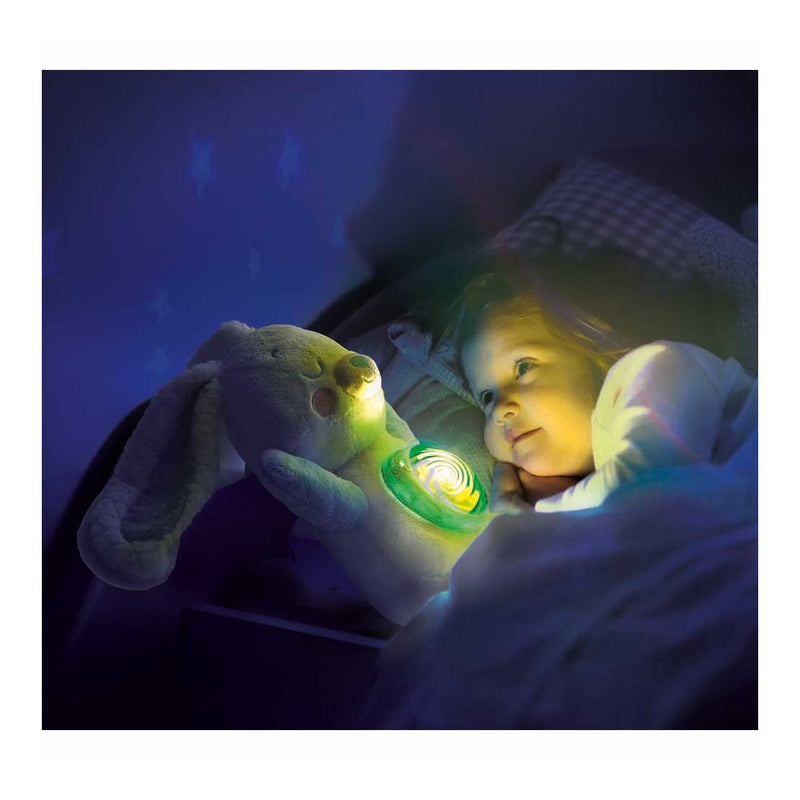 Load image into Gallery viewer, Clementoni baby konijn knuffel interactief noorderlicht
