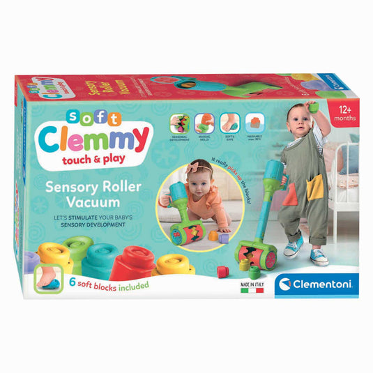 Clementoni soft clemmy stofzuiger met 6 blokken