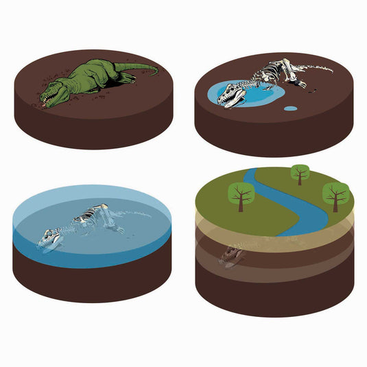 Clementoni jurassic world opgraaf set