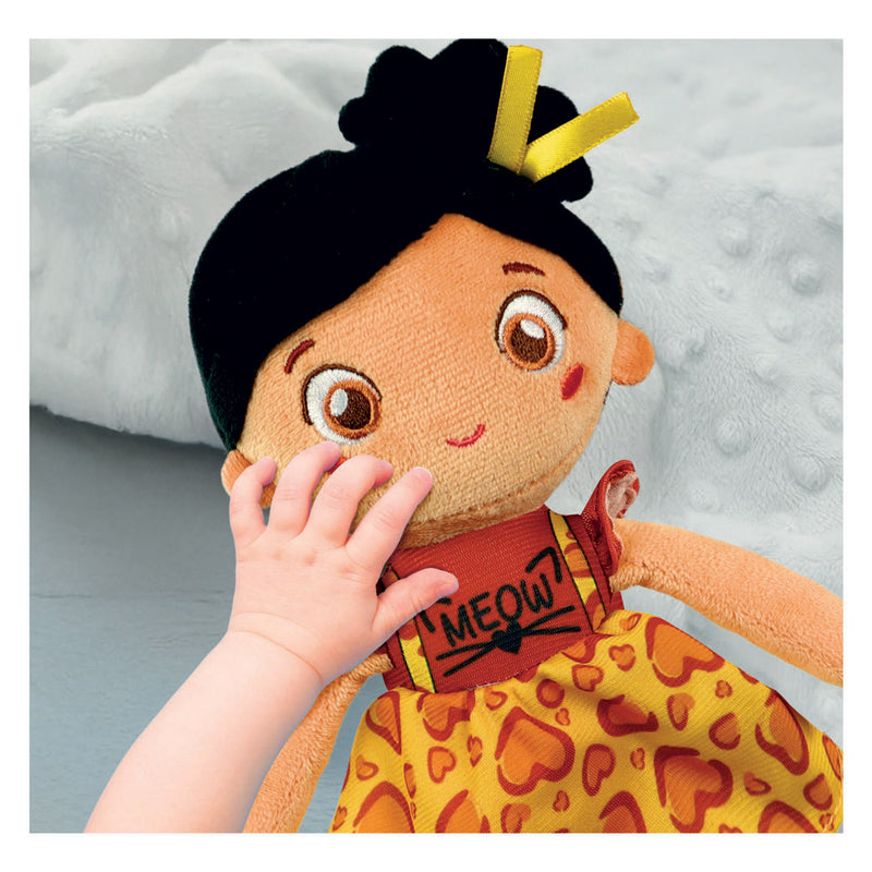 Load image into Gallery viewer, Clementoni zachte knuffelpop kitty kate - knuffel en pop voor baby en peuter - zacht kraamcadeau - wasbaar poppen speelgoed voor de allerkleinsten
