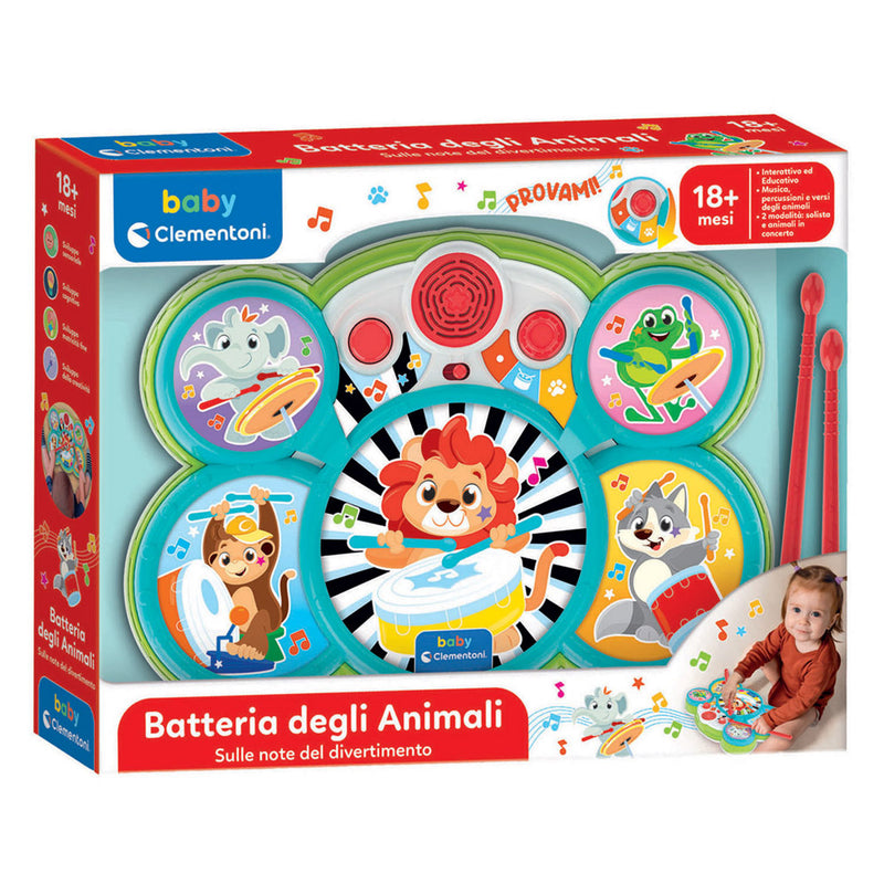 Load image into Gallery viewer, Clementoni baby drumset dieren
