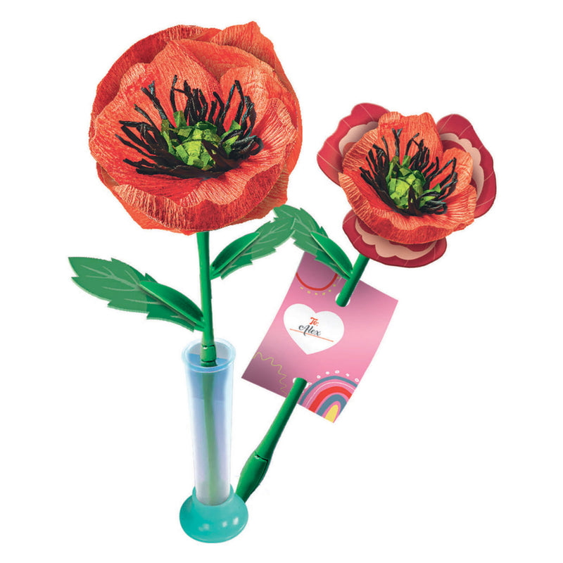 Afbeelding laden in galerijviewer, Clementoni idea maak je eigen bloemen - klaproos
