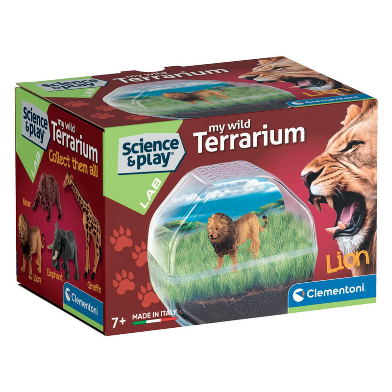 Load image into Gallery viewer, Clementoni wetenschap spel my wild terrarium - leeuw
