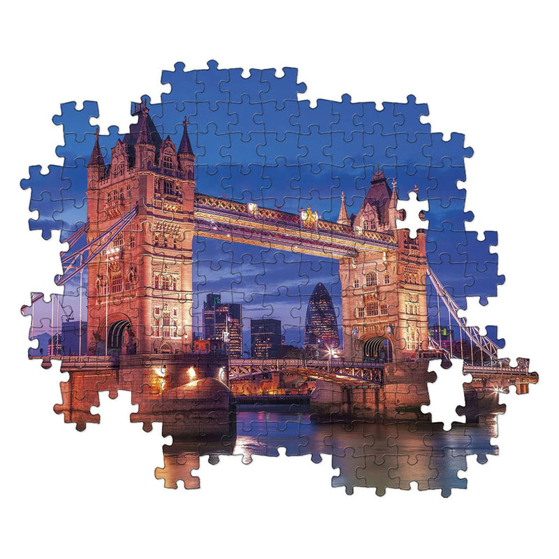 Load image into Gallery viewer, Clementoni legpuzzel tower bridge bij nacht - 1000st.
