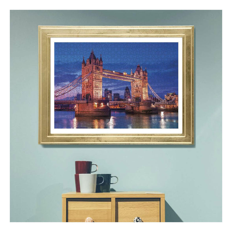 Load image into Gallery viewer, Clementoni legpuzzel tower bridge bij nacht - 1000st.
