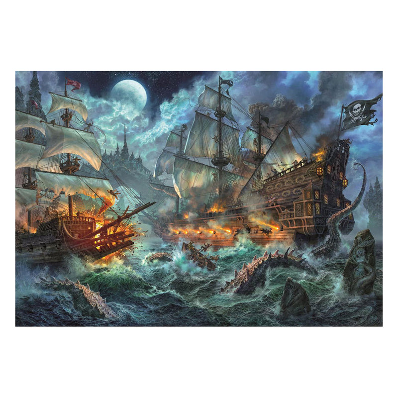 Load image into Gallery viewer, Clementoni legpuzzel piraten strijd - 6000st.

