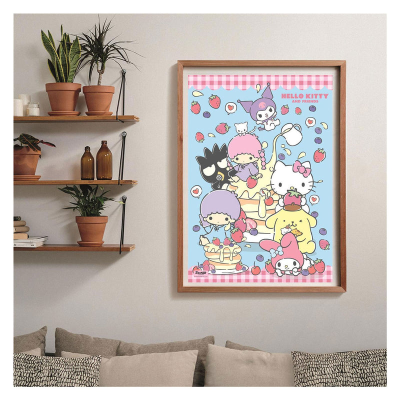 Load image into Gallery viewer, Clementoni legpuzzel hello kitty - puzzel 1000 stukjes - compact box puzzle - puzzels en legpuzzels voor volwassenen

