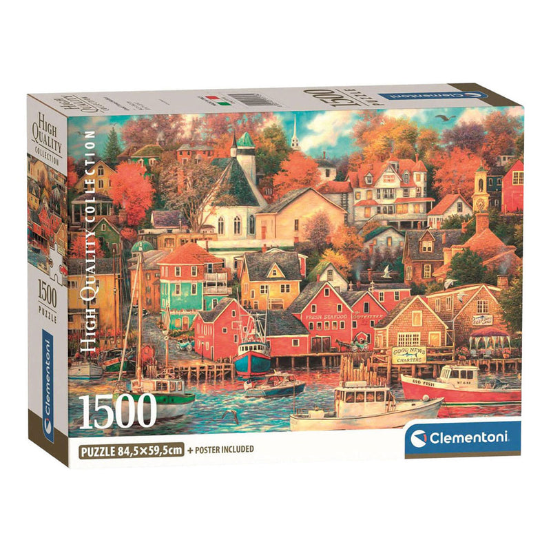 Load image into Gallery viewer, Clementoni legpuzzel goede tijden haven - 1500st.
