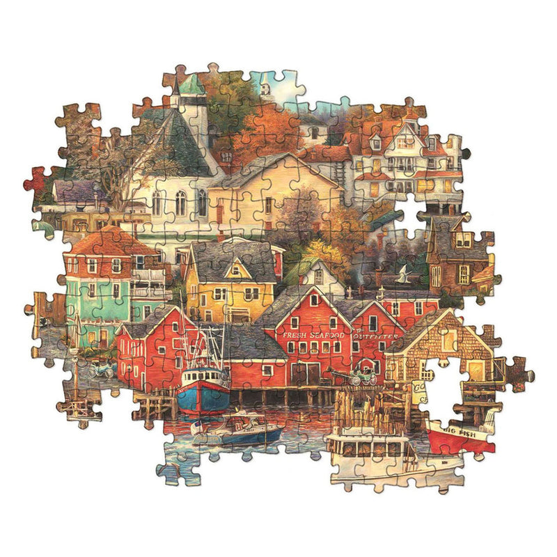 Load image into Gallery viewer, Clementoni legpuzzel goede tijden haven - 1500st.
