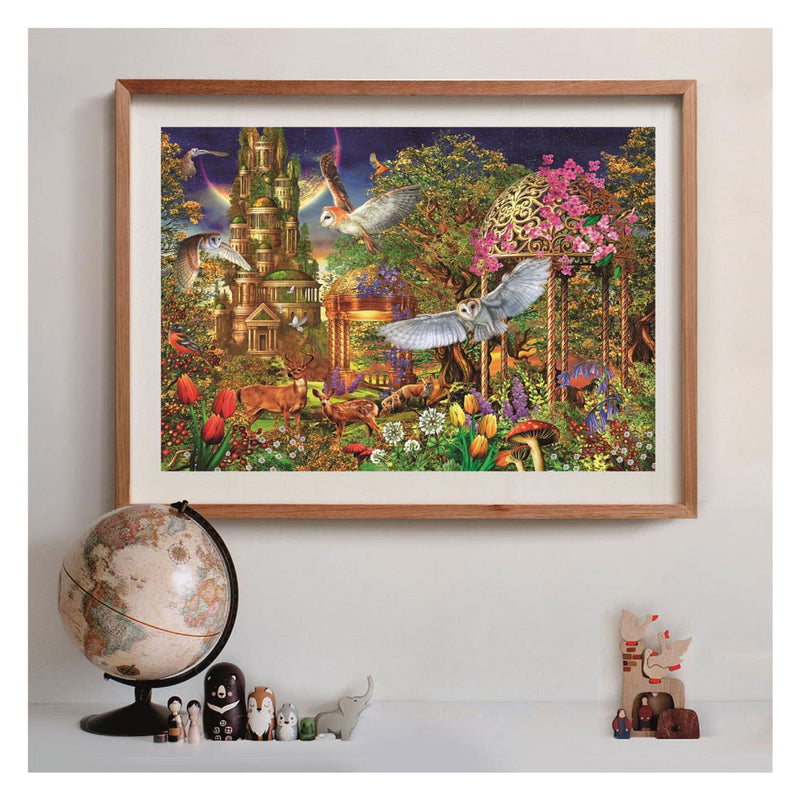 Load image into Gallery viewer, Clementoni legpuzzel woodland fantasy garden - 1500st.
