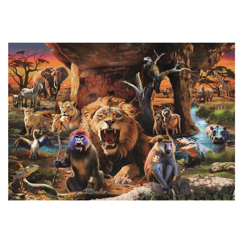 Load image into Gallery viewer, Clementoni legpuzzel the tribal society - 1500st.
