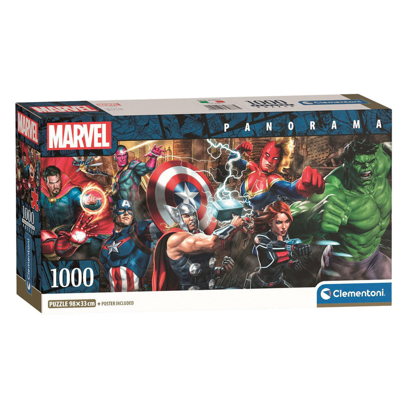 Load image into Gallery viewer, Clementoni legpuzzel marvel panorama - 1000st.
