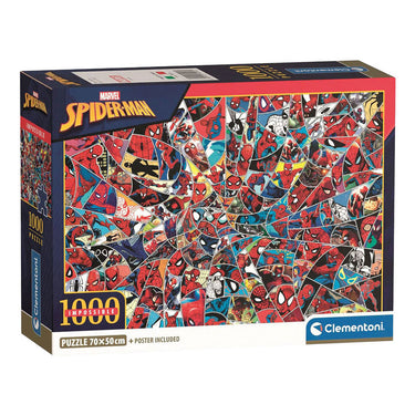 Clementoni legpuzzel onmogelijke marvel spiderman - 1000st.