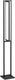 Eglo siberia vloerlamp - led - 133 cm - zwart wit - instelbaar wit licht - dimbaar